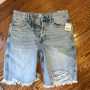 BRAND NEW! Free People Big Sur Coast Boyfriend Shorts